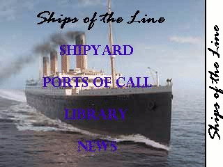 Ships of the Line Menu
